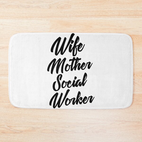 Item preview, Wife Mother social worker - for social worker lovers designed and sold by TeesLina.