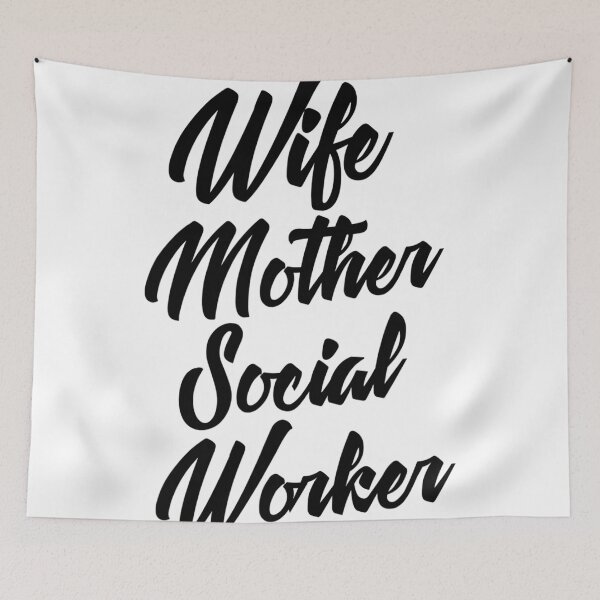 Item preview, Wife Mother social worker - for social worker lovers designed and sold by TeesLina.