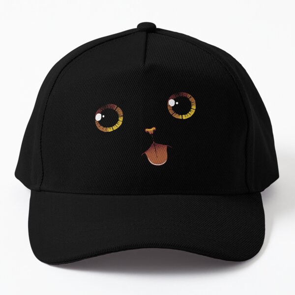 Cute Black Cat Minimalist Tongue by Tobe Fonseca Cap for Sale by