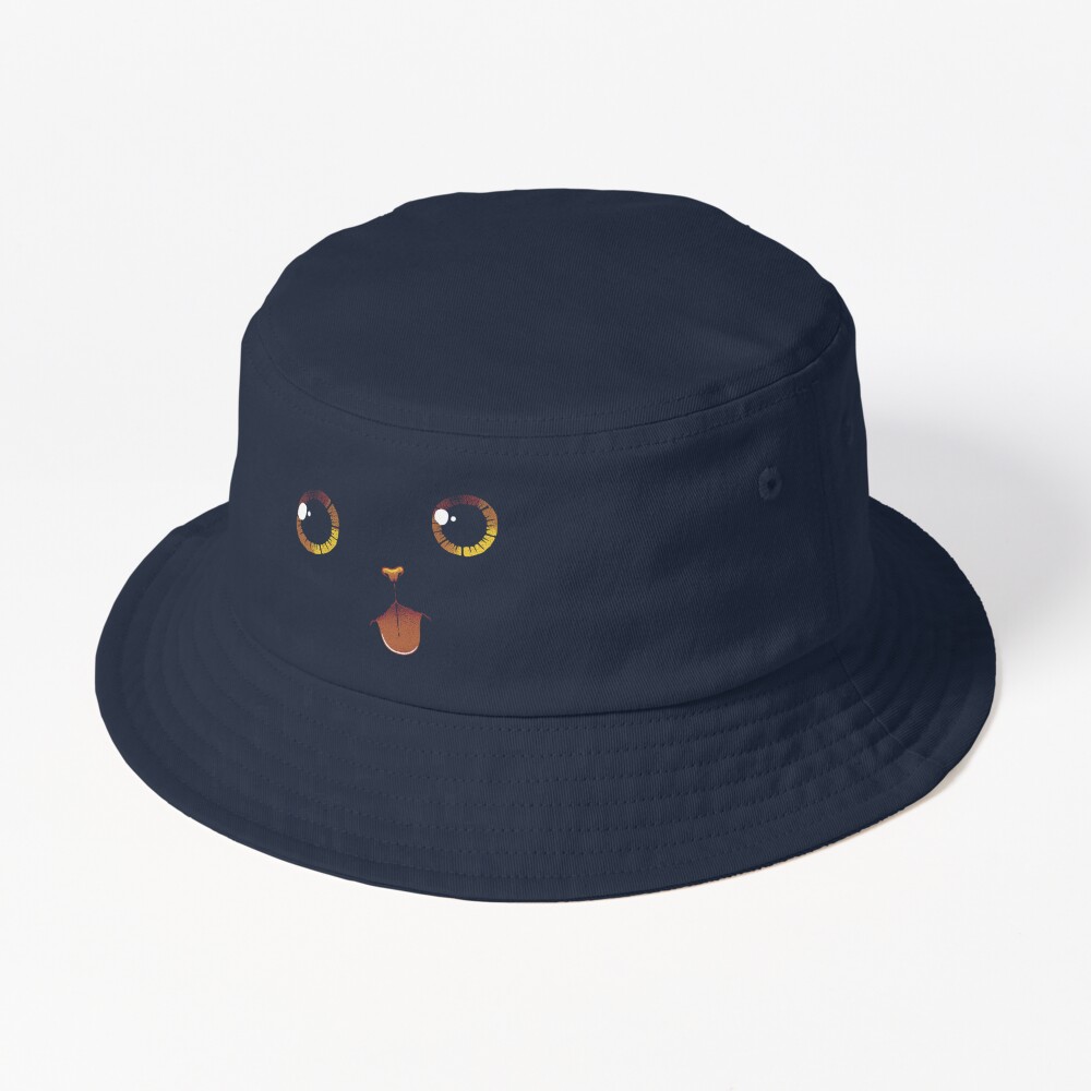 Cartoon Cat Ear Bucket Hat Cute Korean Wide Brim Hat Summer 
