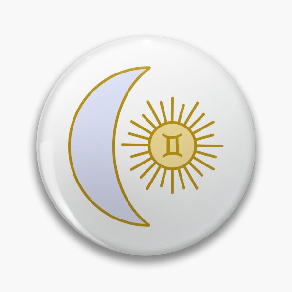 Item preview, gemini sun and moon energy designed and sold by rosecolashop.