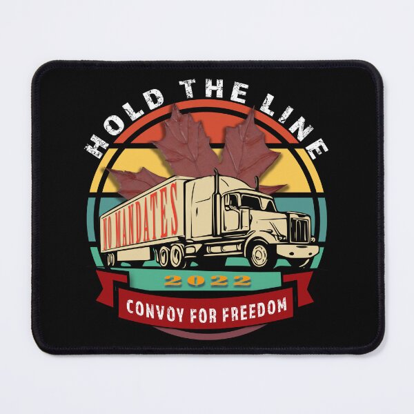 Item preview, Freedom Hold The Line - Canadian Trucker Protest - Trucker Freedom ConvoyConvoy 2022 Ottawa Canada Trucker Protest 2022 designed and sold by david parry.