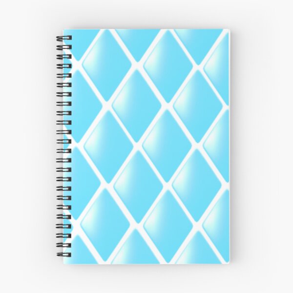 Item preview, Aqua Blue and White Diamond Pattern designed and sold by Designsbyshell.