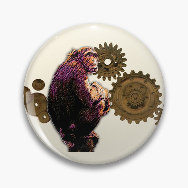 Item preview, mechanically monkey designed and sold by CakTheo.
