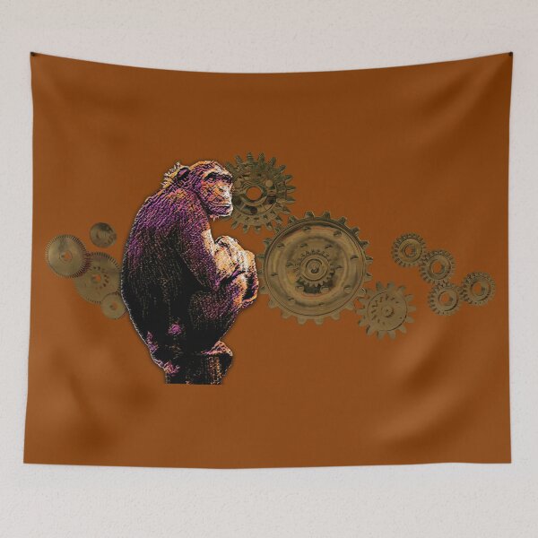 Item preview, mechanically monkey designed and sold by CakTheo.