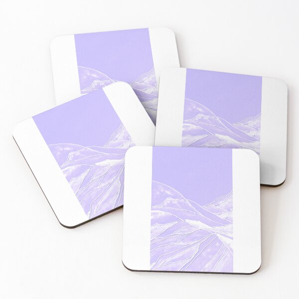 Item preview, Pastel Mountains - Watercolor Painting designed and sold by MazerolleArt.