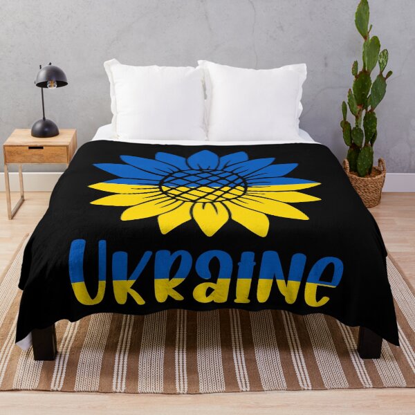 Item preview, SUNFLOWER UKRAINIAN FLAG - UKRAINE designed and sold by TravelHappiness.
