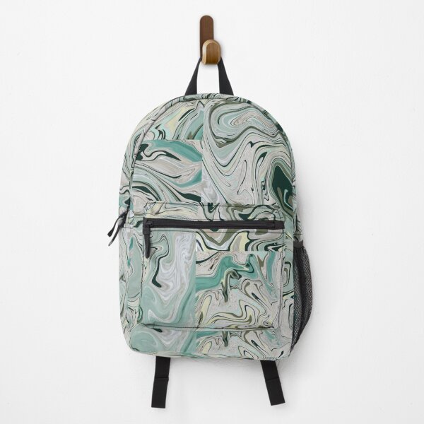 Item preview, Shades of Green Marble Liquid Waves Camouflage  designed and sold by Mehwish.