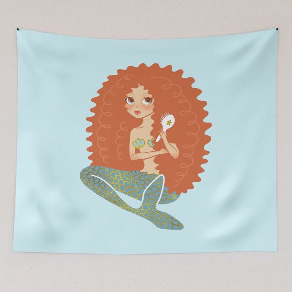 Item preview, Curly Mermaid designed and sold by Wlaurence.