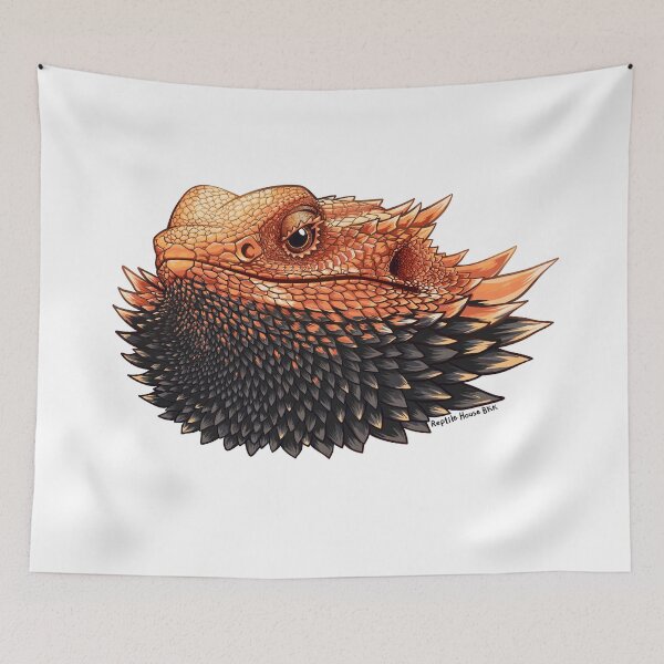 Item preview, Bearded Dragon Head designed and sold by NalinTJ.