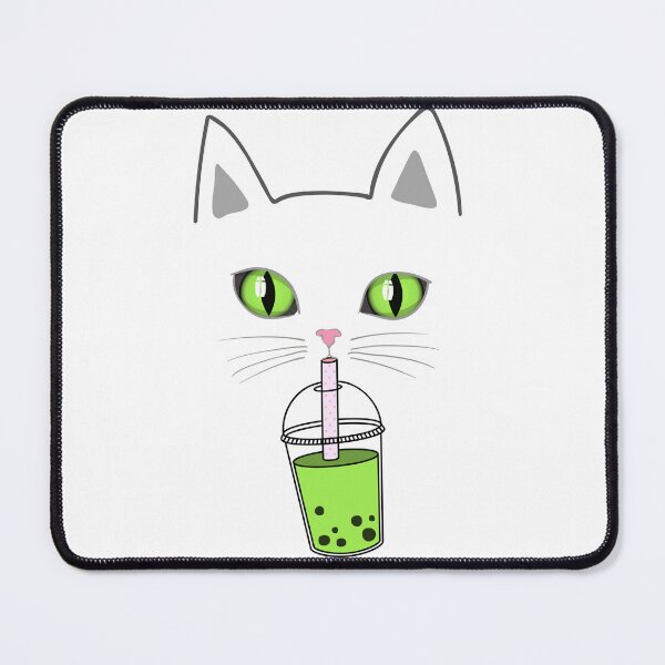 Item preview, Cat Drinking Boba Milk - Bubble Tea & Cat Love designed and sold by BeebsAndNugget.