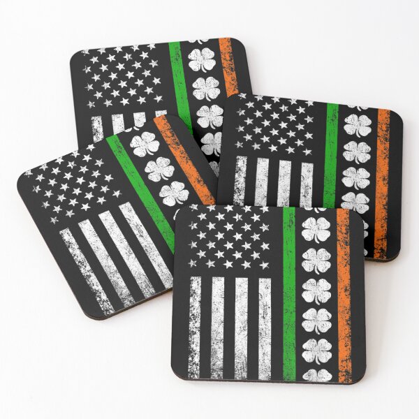 Item preview, Irish American Flag Ireland Flag ST PATRICKS DAY Gifts Lucky designed and sold by DKshowmaker.