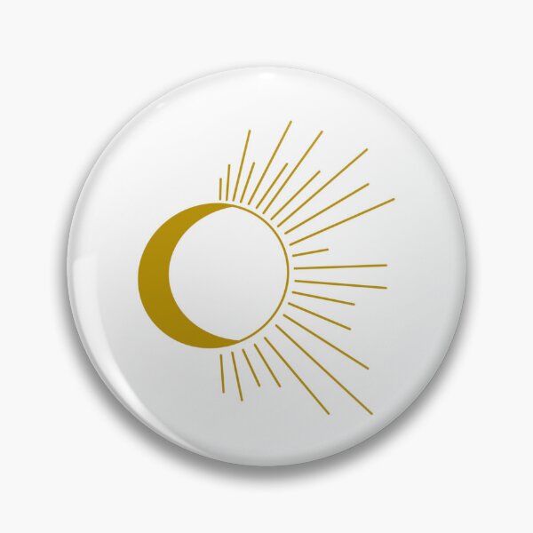 Item preview, duality of the gemini energy (sun and moon) - sun outline designed and sold by rosecolashop.