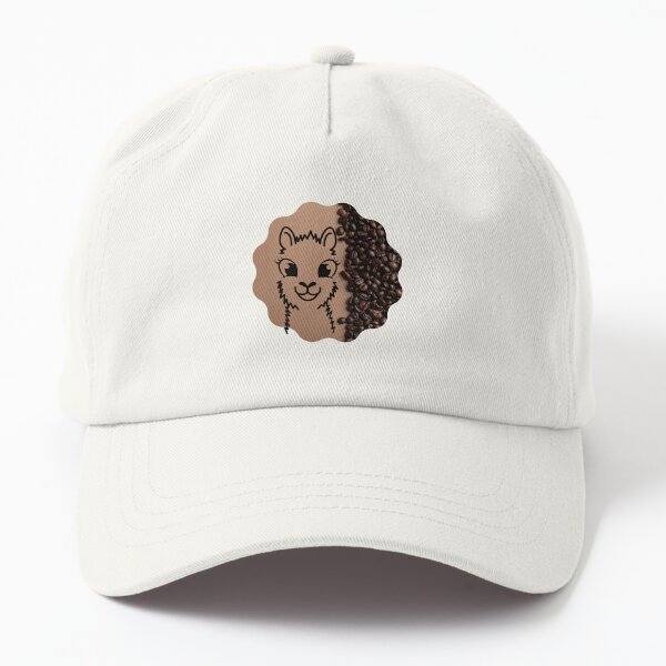 Llamas And Coffee  humour funny Dad Hat