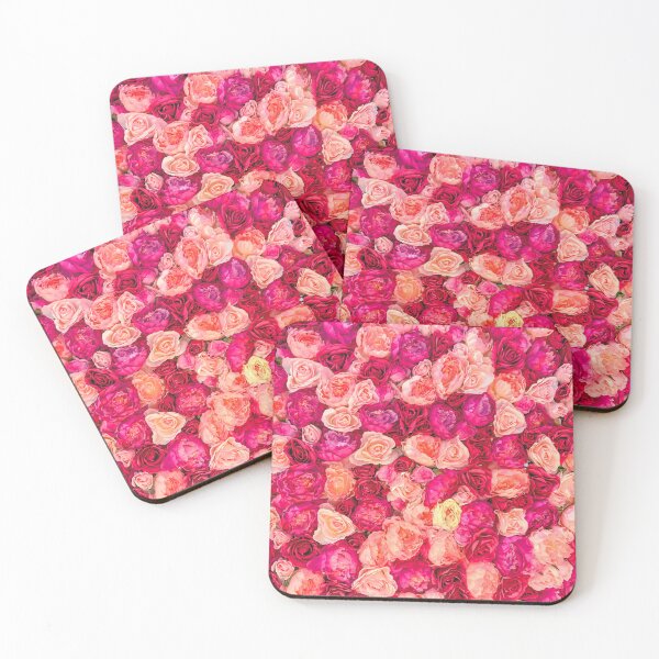 Item preview, bed of roses, floral pattern designed and sold by Mauswohn.