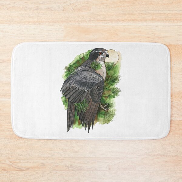 Item preview, Northern Goshawk in Pines designed and sold by windfalcon.