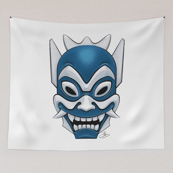 Item preview, Blue Spirit Mask designed and sold by lkthayerart.