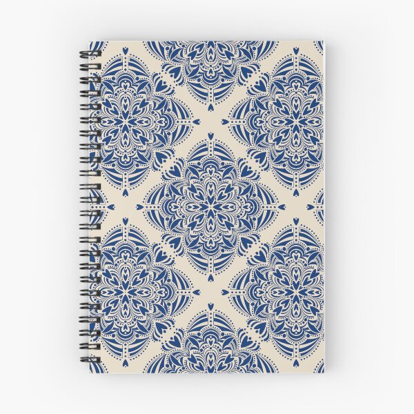 Item preview, Blue Heart Mandala Pattern designed and sold by Allison Stockslager.