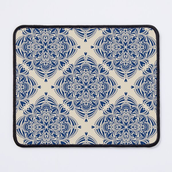 Item preview, Blue Heart Mandala Pattern designed and sold by Allison Stockslager.