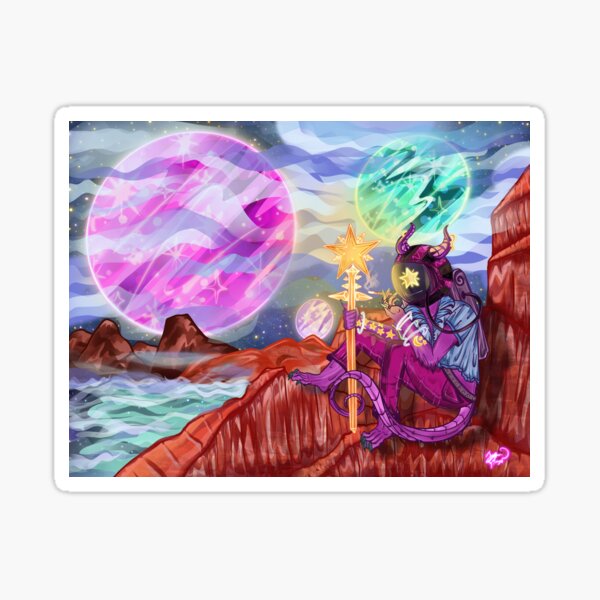 Starby and the Staff of Stars Sticker