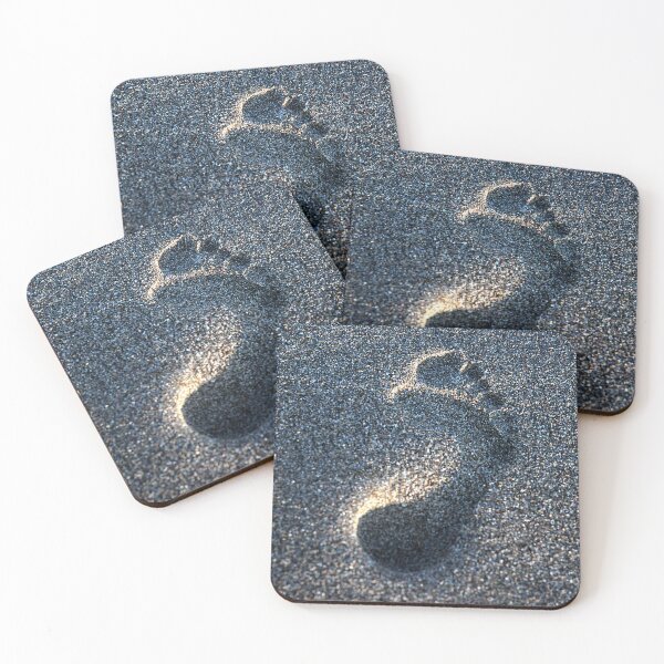 Item preview, Footprint on thick sand a sunny afternoon designed and sold by LuminusProject.