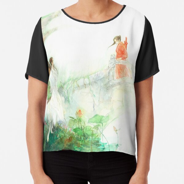 Love O2O C-Drama Chiffon Top