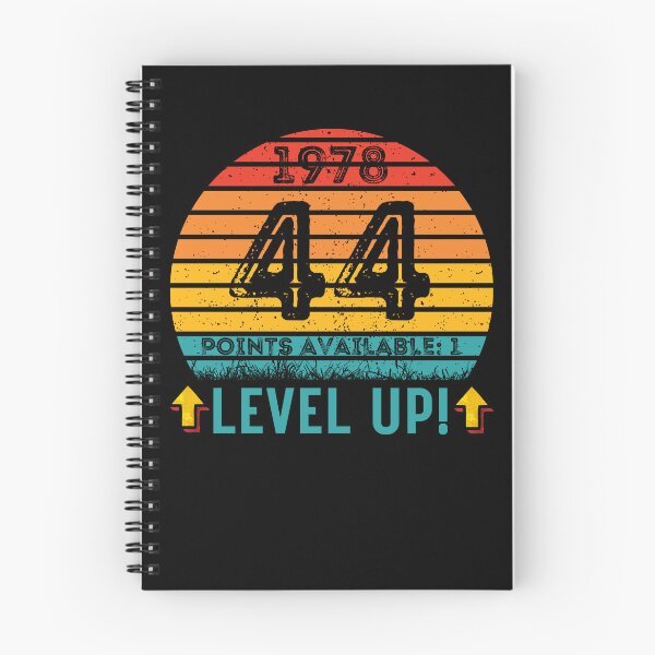 Item preview, 44 Year Old Birthday Gift Level UP 1978 designed and sold by UniqueBPresent.