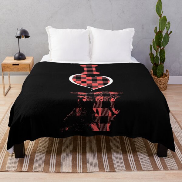 Item preview, I Love Lynxes Heart Shape Red Checkered designed and sold by DerNerd.