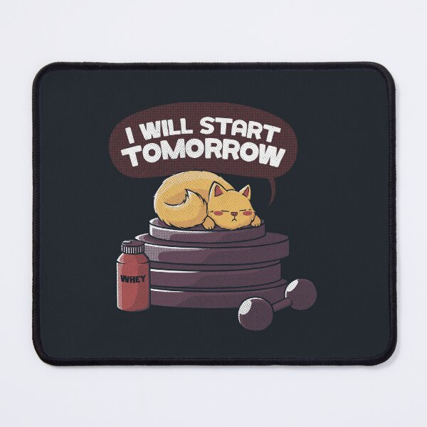 Item preview, I will start tomorrow black by Tobe Fonseca designed and sold by Tobe Fonseca®.