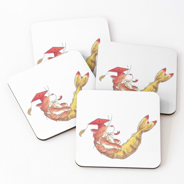Item preview, Tiger Prawn Grad (Thank You Card) designed and sold by KOKeefeArt.