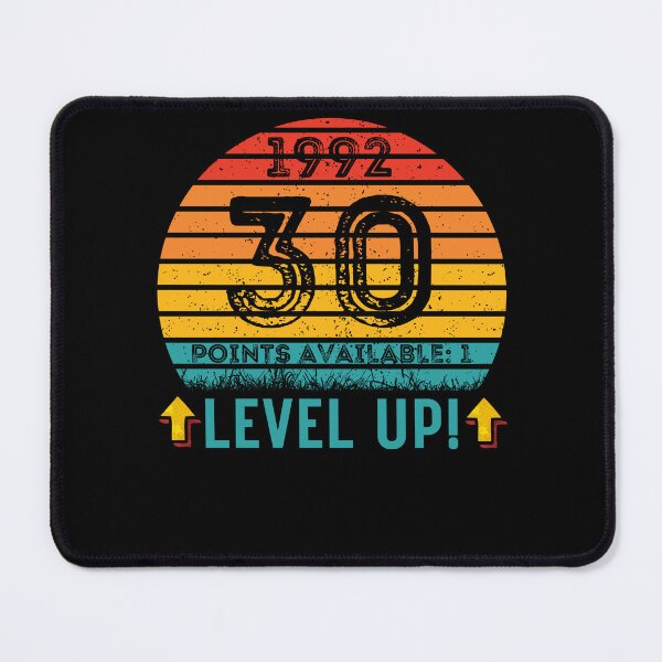 Item preview, 30 Year Old Birthday Gift Level UP 1992 designed and sold by UniqueBPresent.
