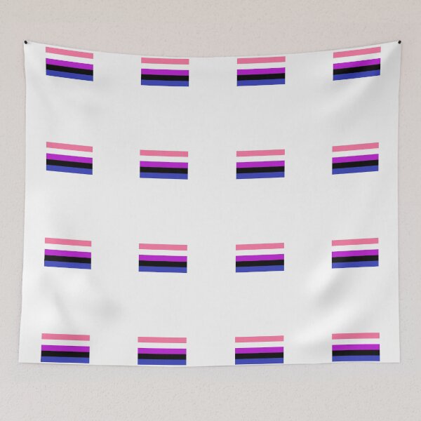 Item preview, Genderfluid flag sticker pack - 16 gender fluid stickerpack designed and sold by Inspirationmotivation.