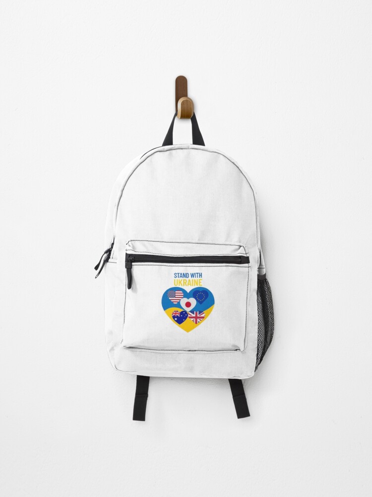 Thumbnail 1 of 3, Backpack, Stand With Ukraine designed and sold by Yesmalady.