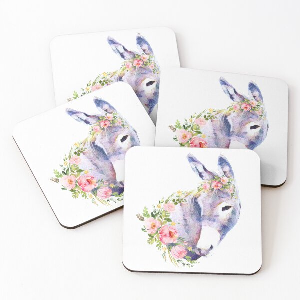 Item preview, Donkey and Flowers designed and sold by cowgirltracie.