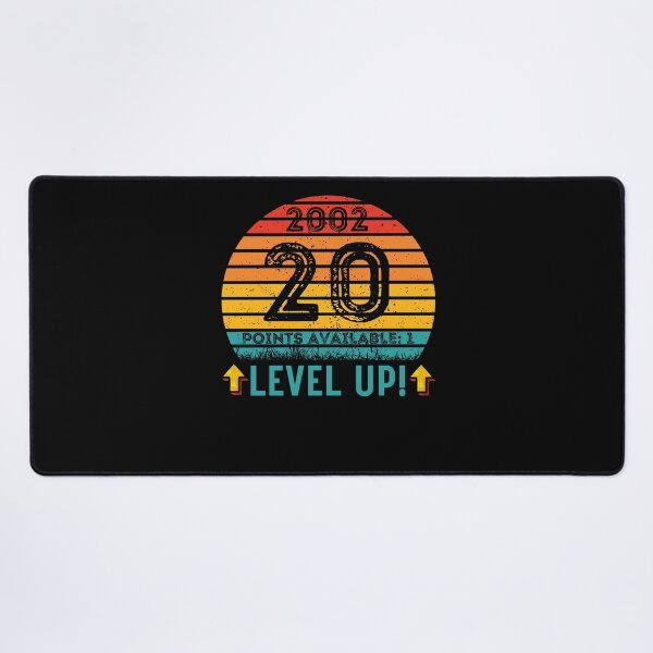 Item preview, 20 Year Old Birthday Gift Level UP 2002 designed and sold by UniqueBPresent.