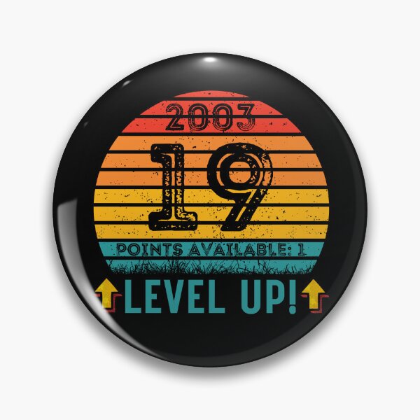 Item preview, 19 Year Old Birthday Gift Level UP 2003 designed and sold by UniqueBPresent.
