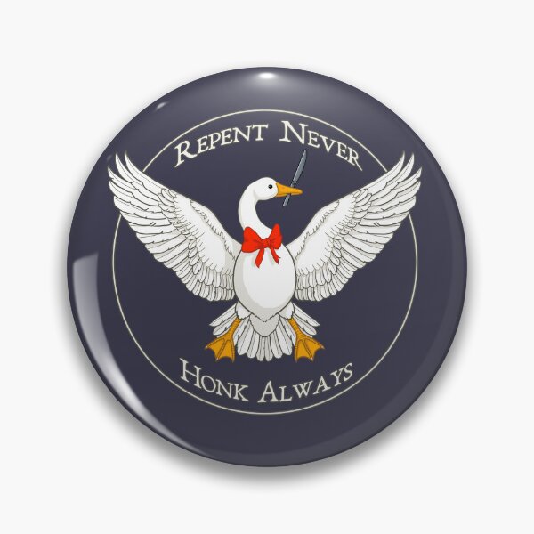 Item preview, Repent Never Honk Always - White Goose designed and sold by windfalcon.