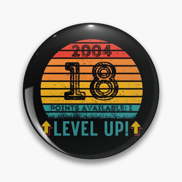 Item preview, 18 Year Old Birthday Gift Level UP 2004 designed and sold by UniqueBPresent.
