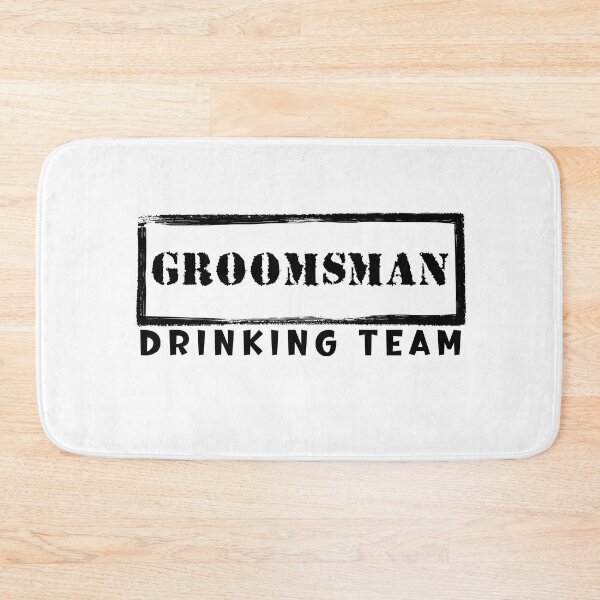 Item preview, Groom'sman Drinking Team Wedding Design designed and sold by LJ4EVER.