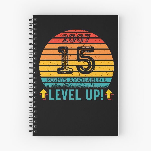 Item preview, 15 Year Old Birthday Gift Level UP 2007 designed and sold by UniqueBPresent.