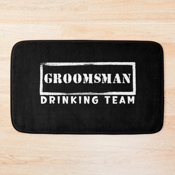 Item preview, Groomsman Drinking Team Wedding Design designed and sold by LJ4EVER.