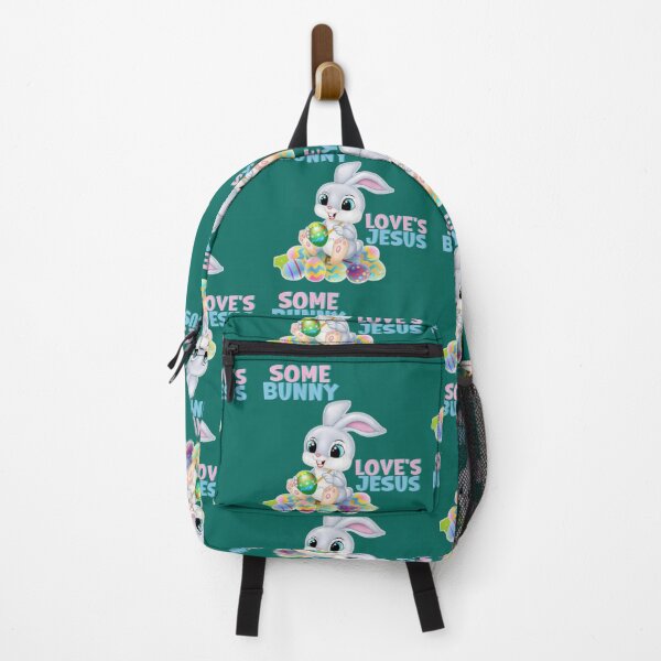 Item preview, Some Bunny Loves Jesus, Religious Easter Bunny with Easter Eggs designed and sold by TeyMank.