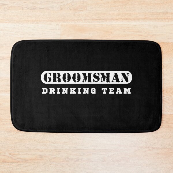 Item preview, Groomsman Drinking Team Wedding Design designed and sold by LJ4EVER.