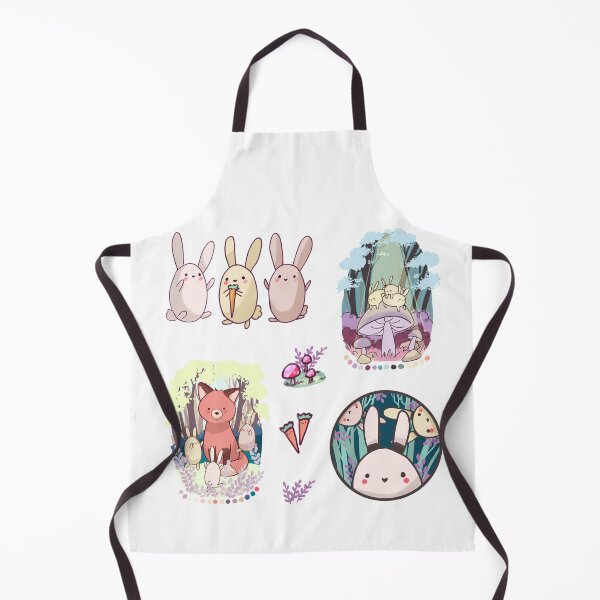 Item preview, Cute bunnies sticker pack (get in medium or large) designed and sold by Mayarart.