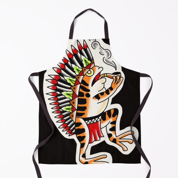 Item preview, Indian Frog Traditional Tattoo designed and sold by rafaelwolf.