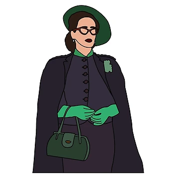 Artwork thumbnail, Mildred Ratched by Stickersbytrin :)