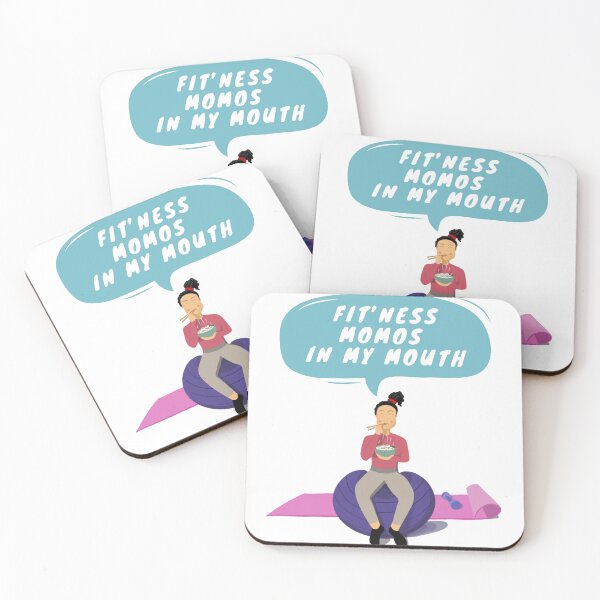 Item preview, Fit'ness momos in my mouth designed and sold by kashrecreative.
