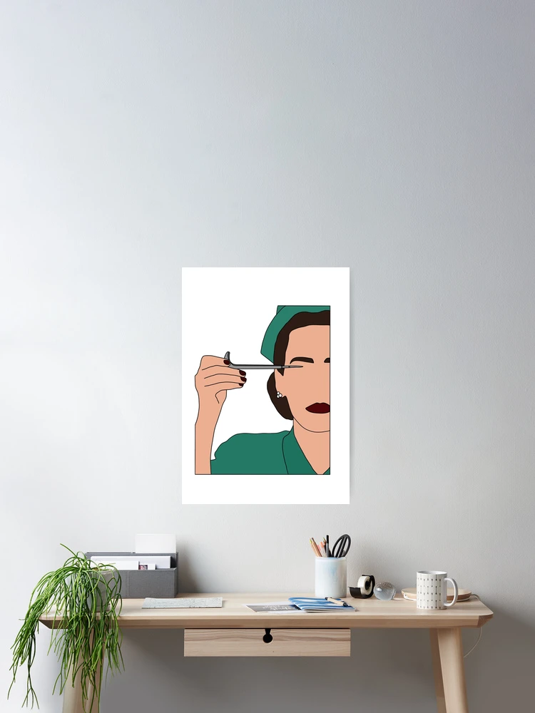 Thumbnail 2 of 3, Poster, Mildred Ratched designed and sold by Stickersbytrin :).