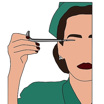 Artwork thumbnail, Mildred Ratched  by Stickersbytrin  :)