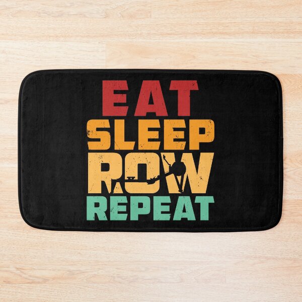 Item preview, Rowing Machine Eat Sleep Row Repeat Ergometer Fitness designed and sold by StrongShirts.
